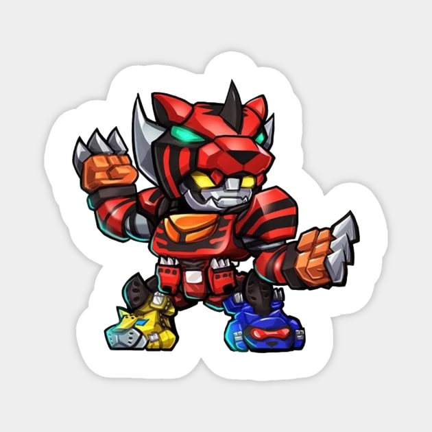 megazord Magnet by mprokolo corgi