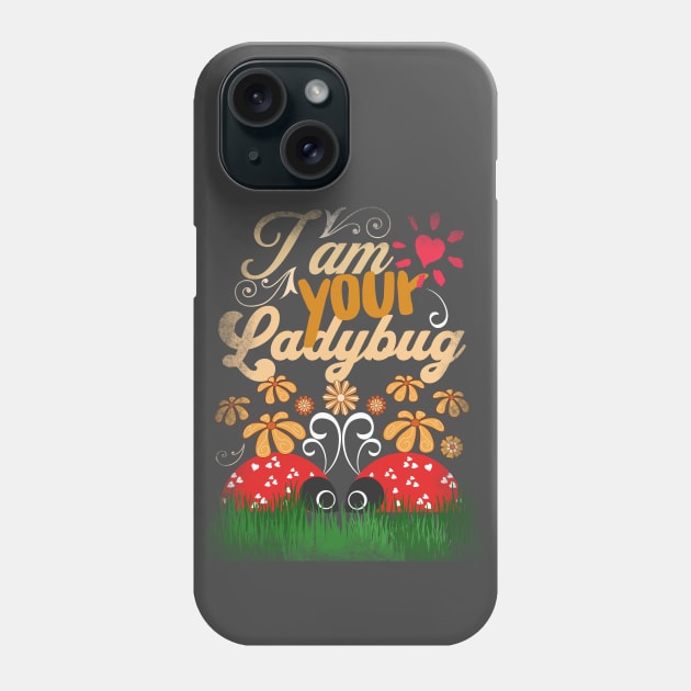 Ladybugs - Couple Matching Your - Spring Floral Love Design Phone Case by alcoshirts