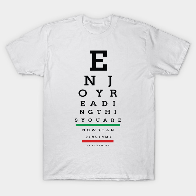 Vintage Eye Exam Chart