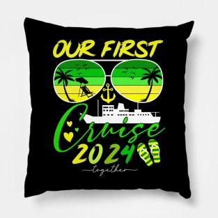 Our first cruise together 2024 Matching couples Pillow