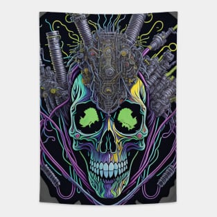 Cyborg Heads S02 D73 Tapestry