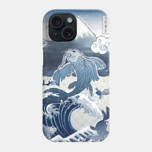 Blue Koi Fish Phone Case