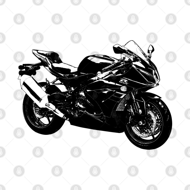 GSX R1000 Bike Sketch Art by KAM Std