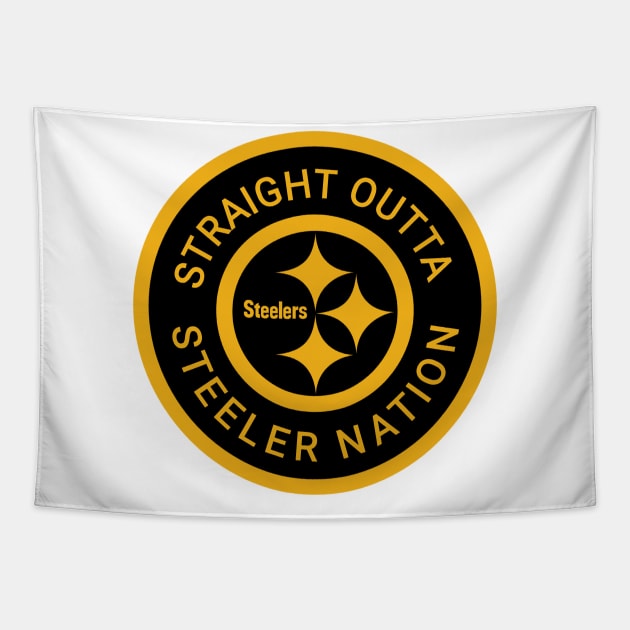 Straight Outta Steeler Nation Tapestry by BURN444