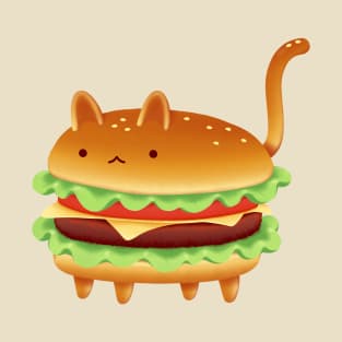 Yum Yum Cats- Nya Burger T-Shirt