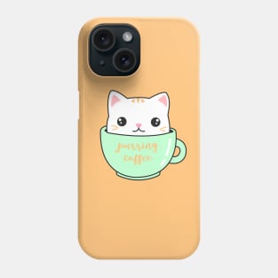 Coffee cat Phone Case