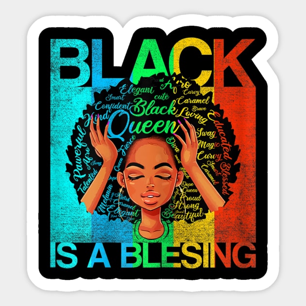 Melanin Queen Praying Black Girl - FridayStuff