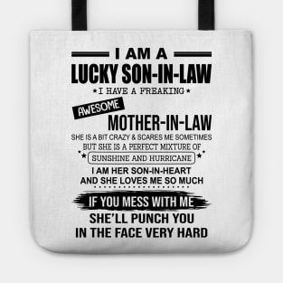 Proud Son In Law - Gift for Son In Law Tote