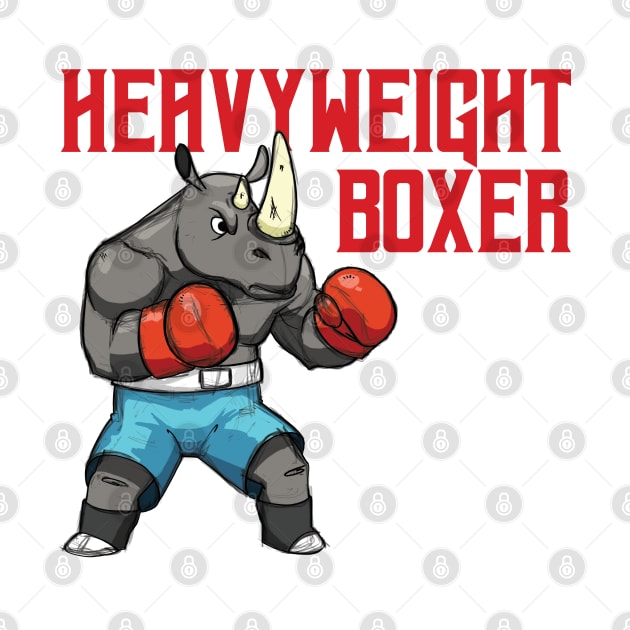 HEAVYWEIGHT BOXER by DIOGO PRINTS