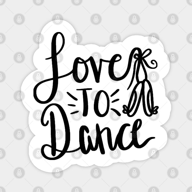 Love to Dance Magnet by lombokwetan