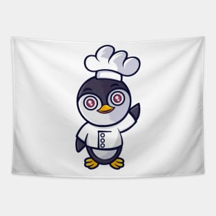 Little penguin chef Tapestry