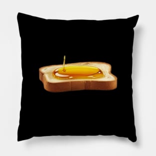 Honey Toast Bee Sandwich Bread Beekeeper Vintage Yummy Kawaii Coffee Pillow