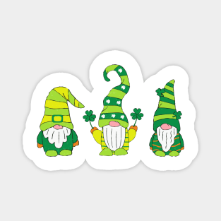 Shenanigans With My Gnomies St Patrick's Day Gnome Shamrock Magnet