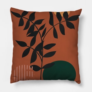 Boho Terracotta Plant 1 Pillow