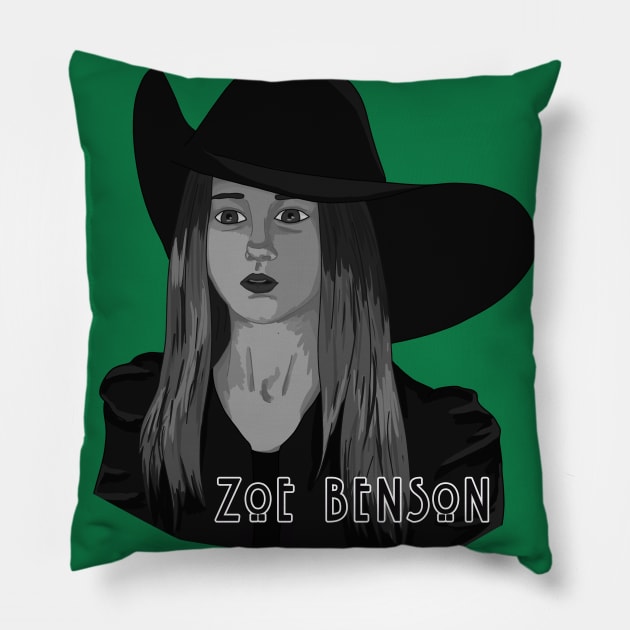 Zoe Benson Pillow by MadArtist123