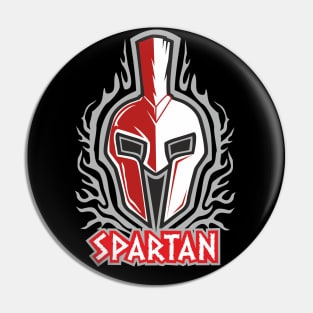 spartan helmet Pin