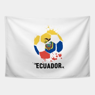 Ecuador Qatar 2022 World Cup, Ecuador Soccer Team 2022 Supporter Funny Ecuador Flag Futbol Tapestry