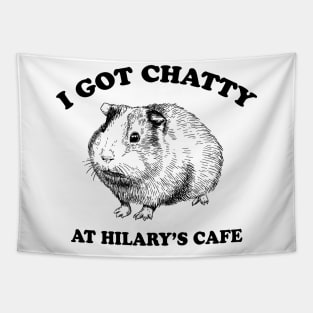 Fleabag| I Got Chatty At Hilary's Cafe| Guinea Pig Cafe Tapestry