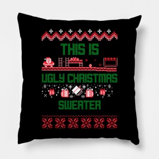 this is ugly christmas sweater Pillow