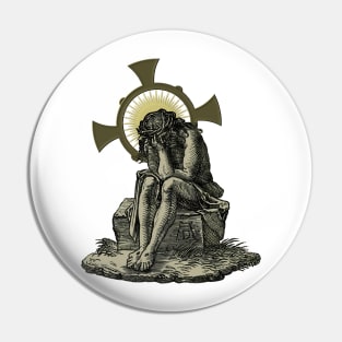 Jesus Christ repenting and ashamed Pin