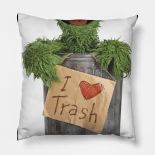 Garbage lover Pillow