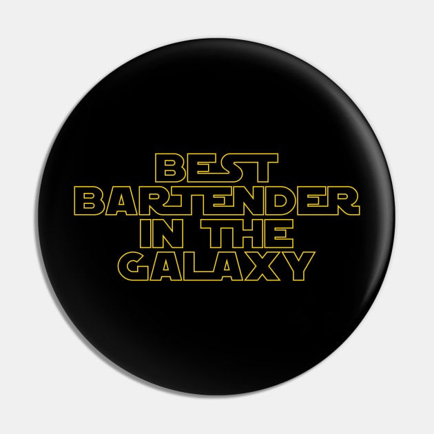 Best Bartender in the Galaxy Pin by MBK