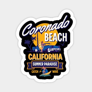 Coronado Beach California Summer Paradise Magnet