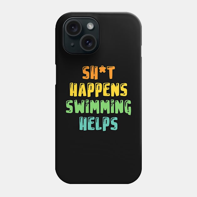 Funny And Cool Swimming Swimmer Bday Xmas Gift Saying Quote For A Mom Dad Or Self Phone Case by monkeyflip