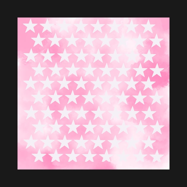 Pink and white  star by LFariaDesign