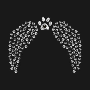 Angel wings made of paws T-Shirt
