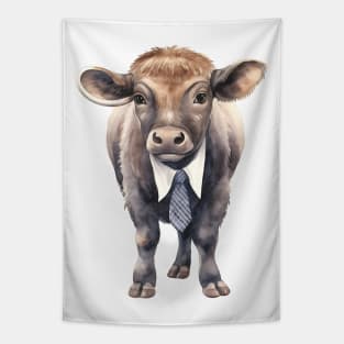 African Cape Buffalo Wearing a Tie Tapestry