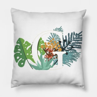 Plant Letter G Pillow