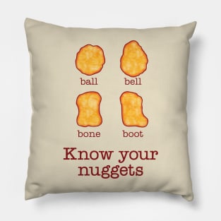 Know your nuggets Pillow