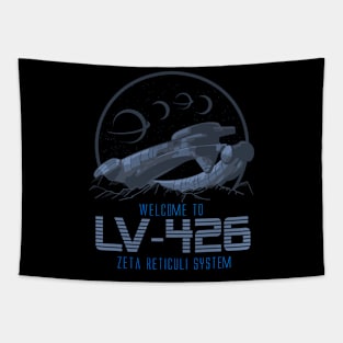 Welcome to LV 426 Zeta Reticuli System Tapestry