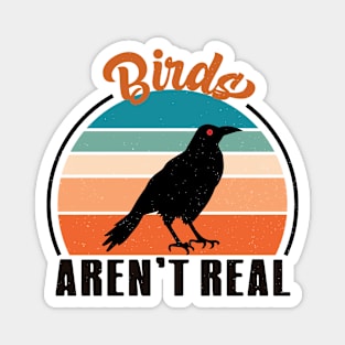 Vintage Birds Aren’t Real Movement - If It Flies It Spies Magnet