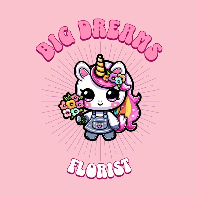 Big Dreams Florist Unicorn | Dream Big! by Pink & Pretty