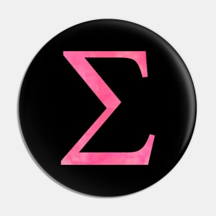 Pink Sigma Pin