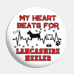 Lancashire Heeler - Heart Beat Pin