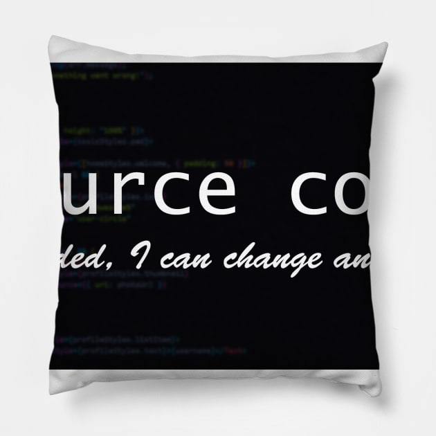 Source code provided Pillow by The Programmer's Wardrobe