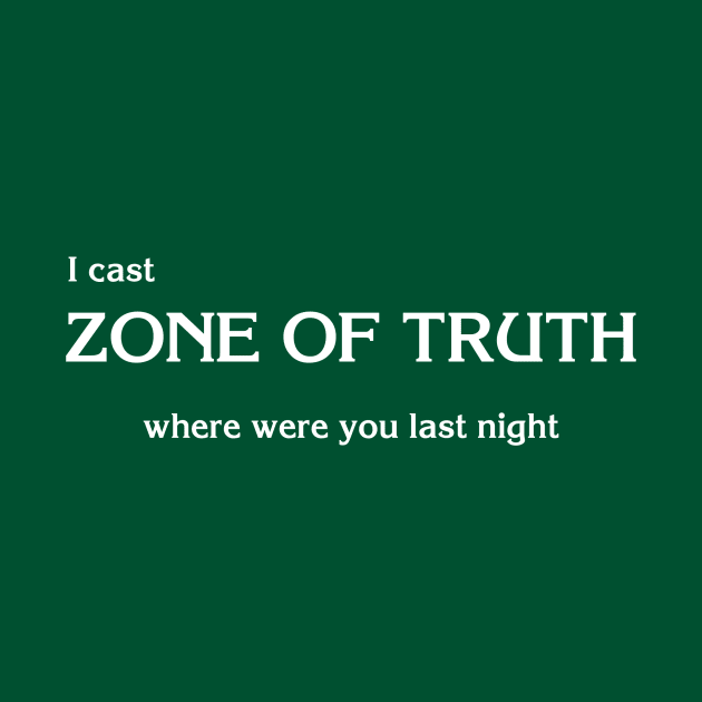 D&D: Zone of Truth by Kiaxet