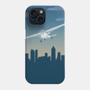 Cessna over Atlanta Phone Case