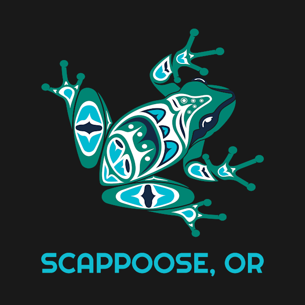 Scappoose, Oregon Frog Pacific NW Native American Indian by twizzler3b