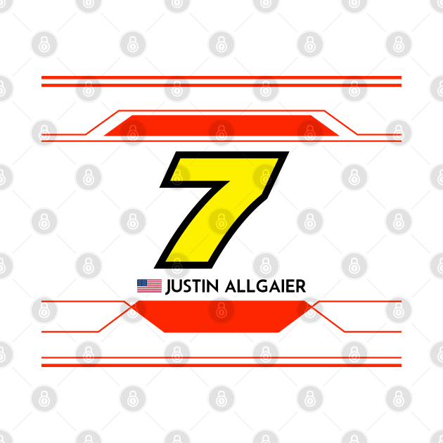 Justin Allgaier #7 2023 NASCAR Design by AR Designs 