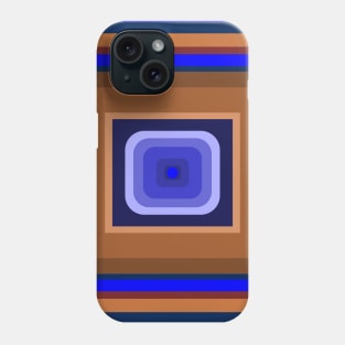 Shapes and blue Phone Case