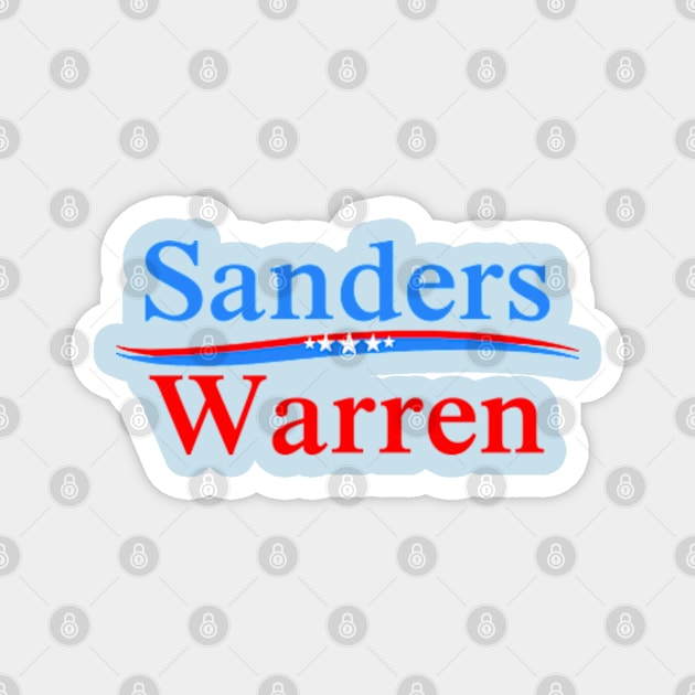 SANDERS WARREN PRESIDENT & VICE 2020 Magnet by colormecolorado