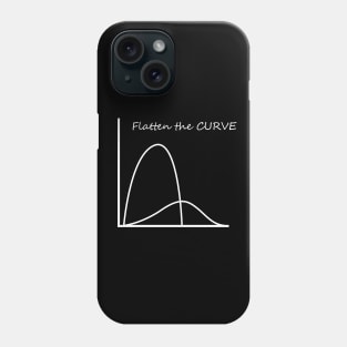 Flatten the curve Phone Case