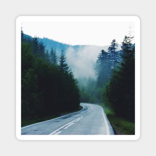 Foggy Mountain Road Magnet