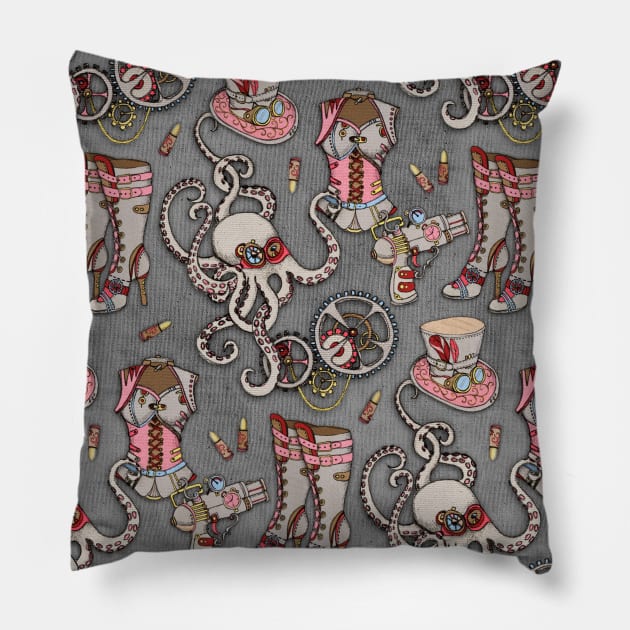 Steampunk Pillow by micklyn