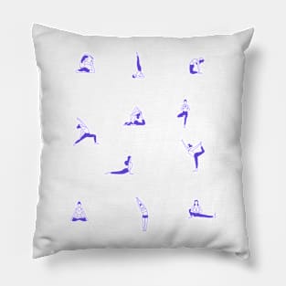 woman yoga poses Pillow