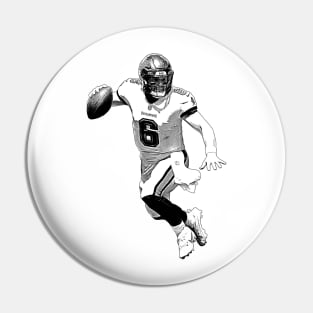 Retro Baker Mayfield Pin